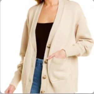 Good American chunky oversized cardigan size small (5/6)